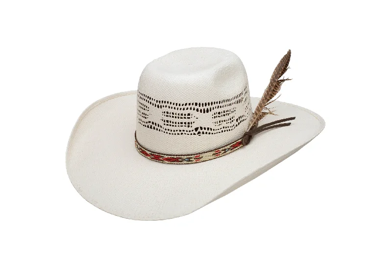 Fun straw hat for kids with vibrant patterns and playful accents -Resistol - Young Gun - Natural