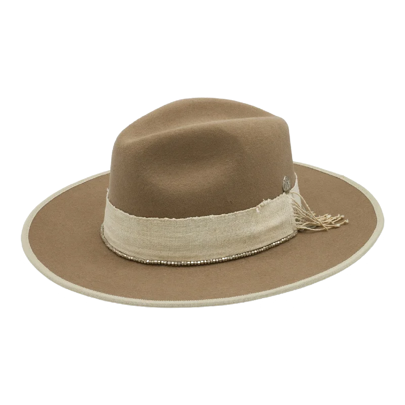 Casual felt hat with simple wool design -Colorado Summer