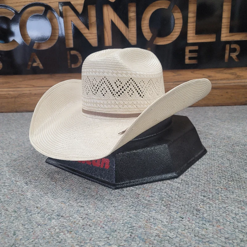 Handmade straw cowboy hat for men with a rugged and timeless look -American Hat Co. Straw Hat - #6600