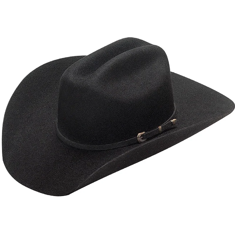 Casual cowboy hats for women with simple straw designs for easy, laid-back style -Dallas Twister 4" Brim | Black