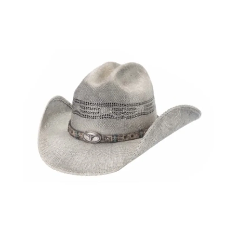 Adjustable straw fedora hat for men with versatile design for all occasions -Whip Cracking Bangora Hat