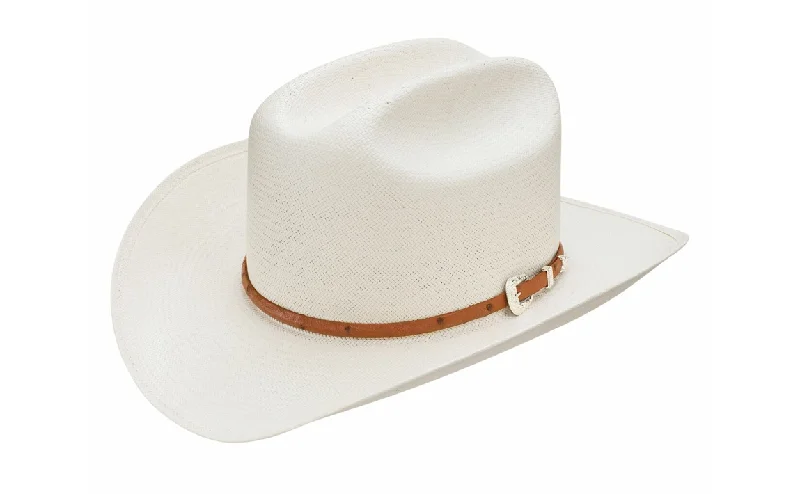 Cute straw hat for kids with vibrant colors and playful designs -Stetson - Primo Cognac W -  Natural