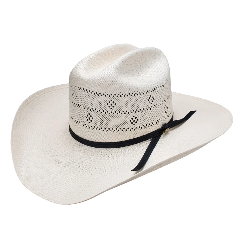 Casual straw cap for men with simple design and relaxed look -Resistol 20X RYKER Straw Hat