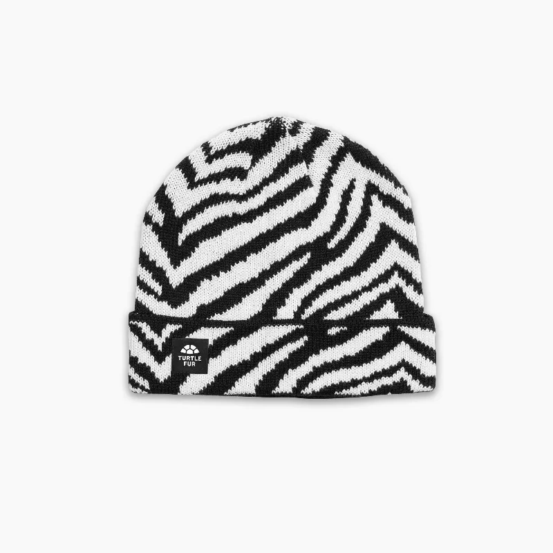 Retro striped cap for vintage sporty vibes -Zebralicious