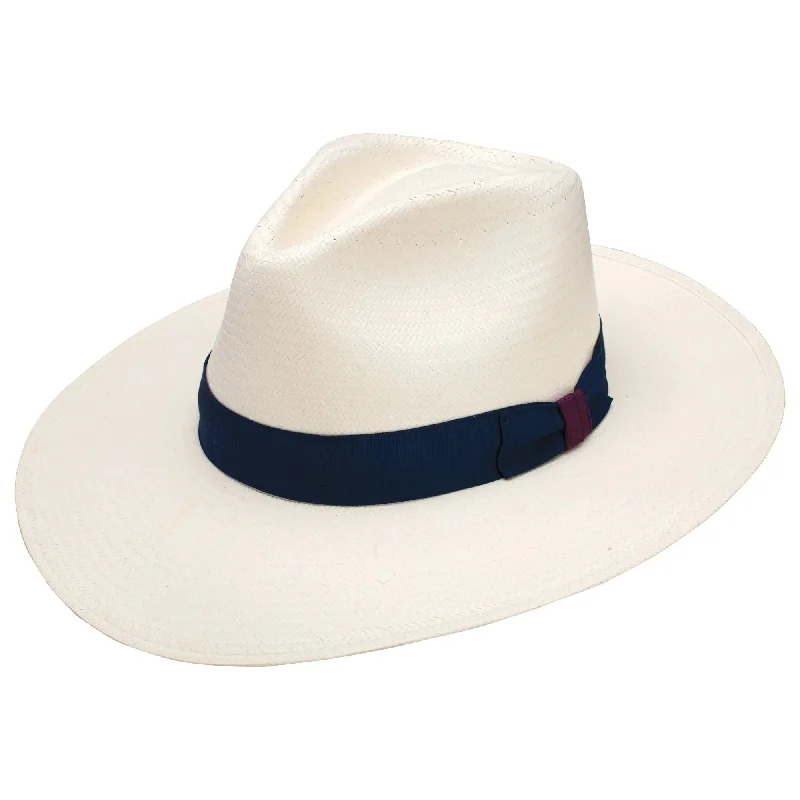 Comfortable felt fedora hats for women with plush linings for ultimate comfort -Stetson Santa Monica Shantung Straw Wide Brim Fedora