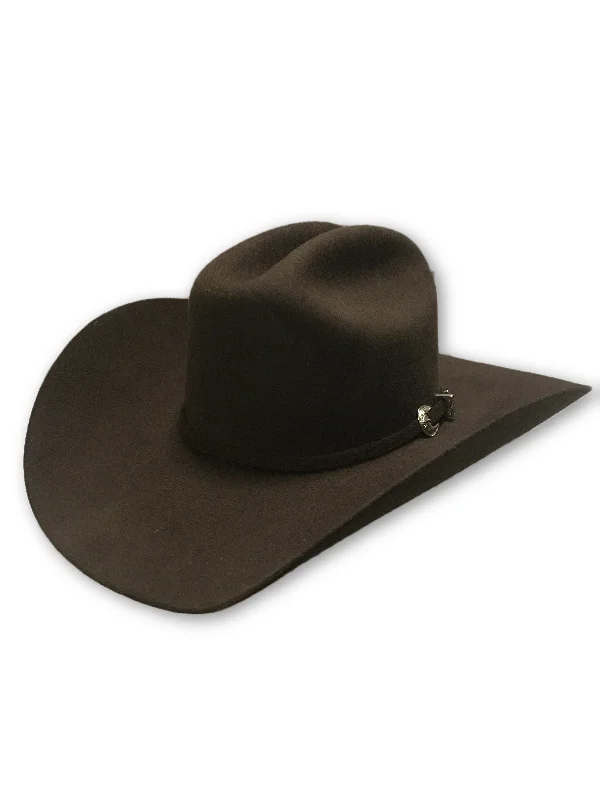 Breathable felt hat for all-season versatility -Justin 3X Felt Hat - Brown