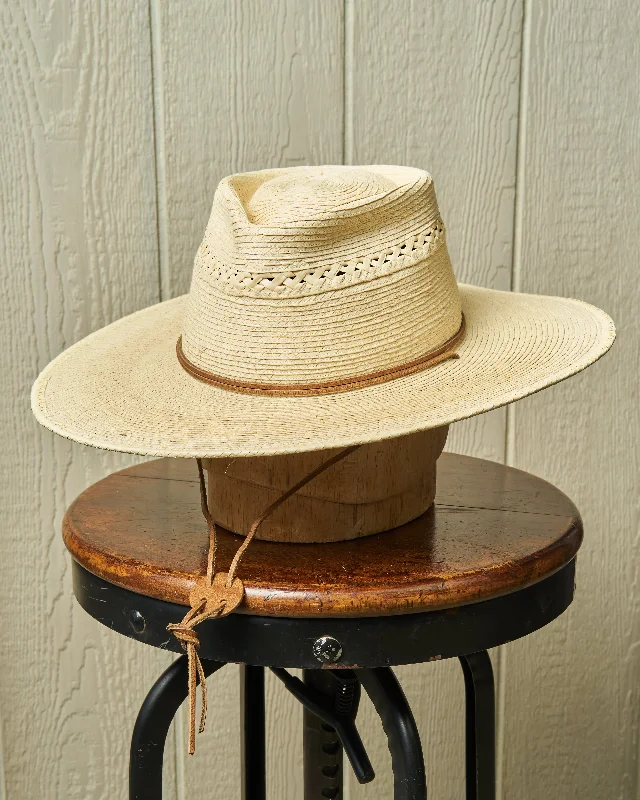 Stylish straw sun hat for women with a decorative bow for added elegance -Havana Straw Hat