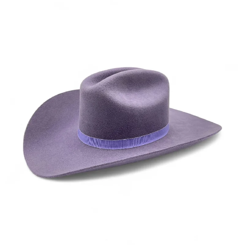 Breathable felt hat for all-day comfort -Funway - Lavender