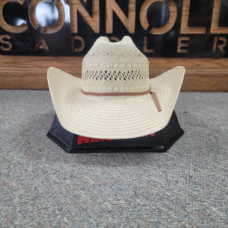 Adjustable straw hat for men with a comfortable fit for outdoor activities -American Hat Co. Straw Hats - #845