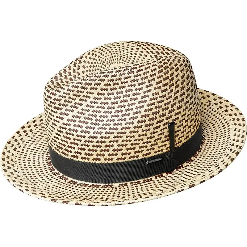 Premium felt fedora hats for women with luxurious textures for an upscale look -Bailey Hernen Genuine Panama Straw Fedora