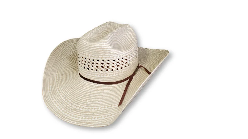 Elegant straw hat for women with ribbon detail and graceful finish -American Hat Co. Straw Hat - #7700