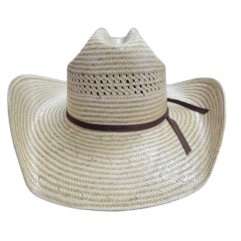 Trendy straw fedora hat for women with a modern, chic look for summer -AMERICAN HAT CO. STRAW HAT - #850