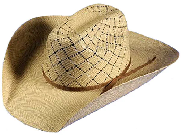 Fun straw sun hat for women with floral accents and playful design -Atwood Childress MLC Shantung Straw Cowboy Hat