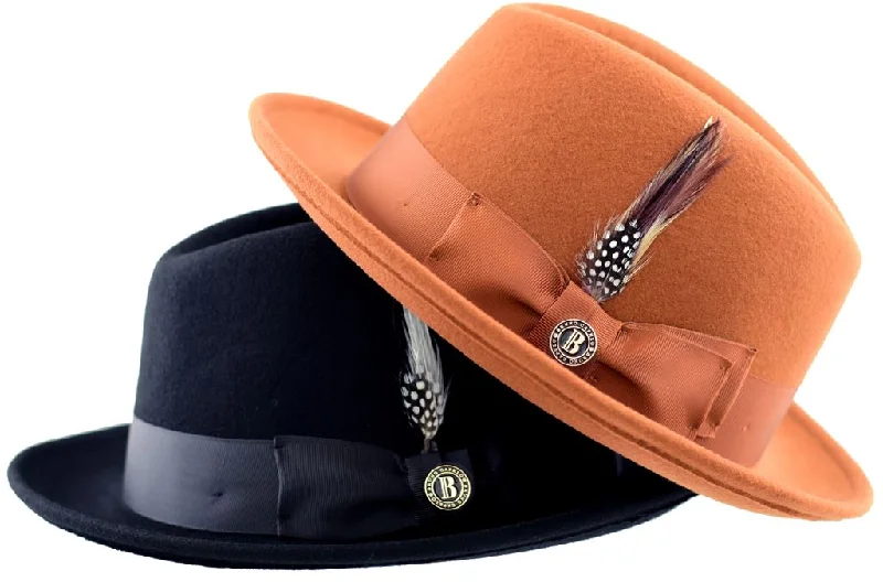 Classic wool fedora hats for women with soft fabric and structured shape -Chicago Collection