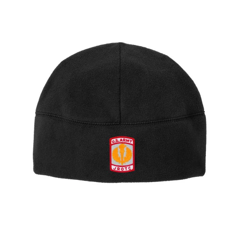 Black snapback cap for sharp modern looks -JROTC Soft Fleece Beanie