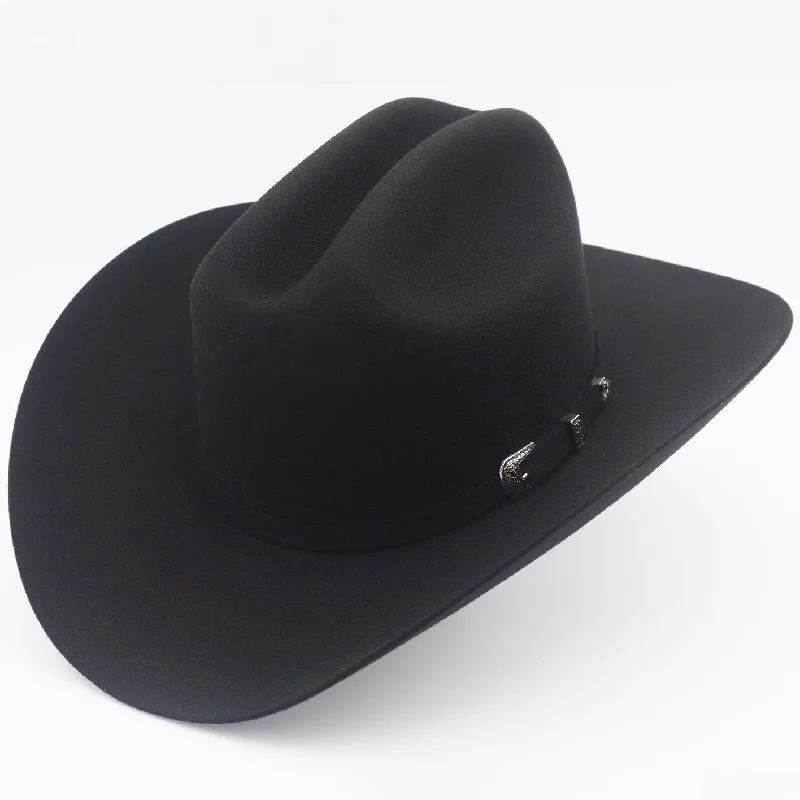 Cowboy hats with unique embroidered designs for men with creative, artistic styles -Sinaloa Cowboy Felt Hat