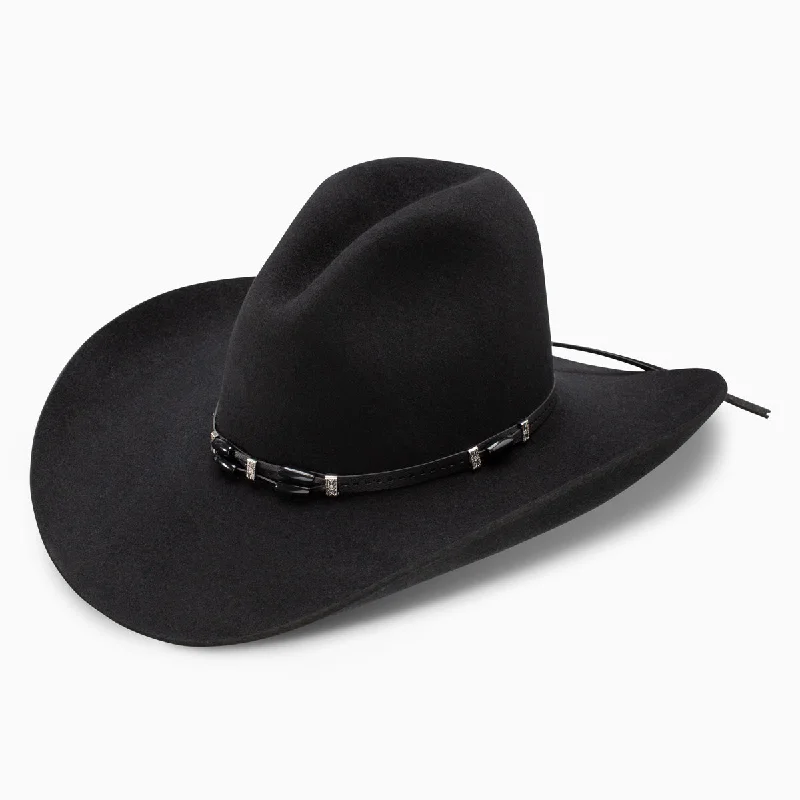 Bold wool felt hat for eye-catching flair -3X Cisco Cowboy Hat