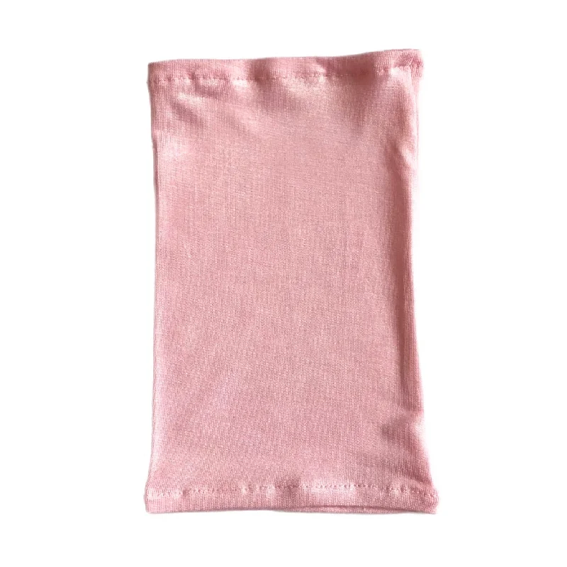 Soft cap for sensitive scalp comfort -PICC IV Arm Sleeve Cover Pastel Pink Plain