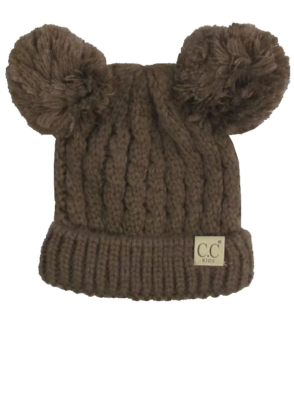 Fitted dad cap for relaxed snug wear -Kid-24 Brown