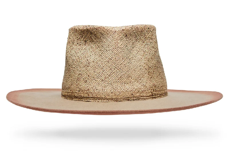 Classic straw boho hat for women with natural materials and laid-back style -Five Points Bayat