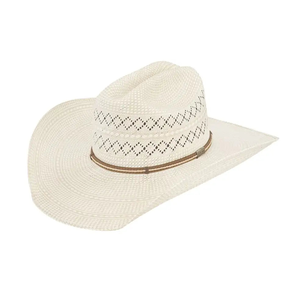 Traditional cowboy hats for women with wide brims and smooth felt for a classic look -Larry Mahan's Cuerda - (10X) Straw Cowboy Hat