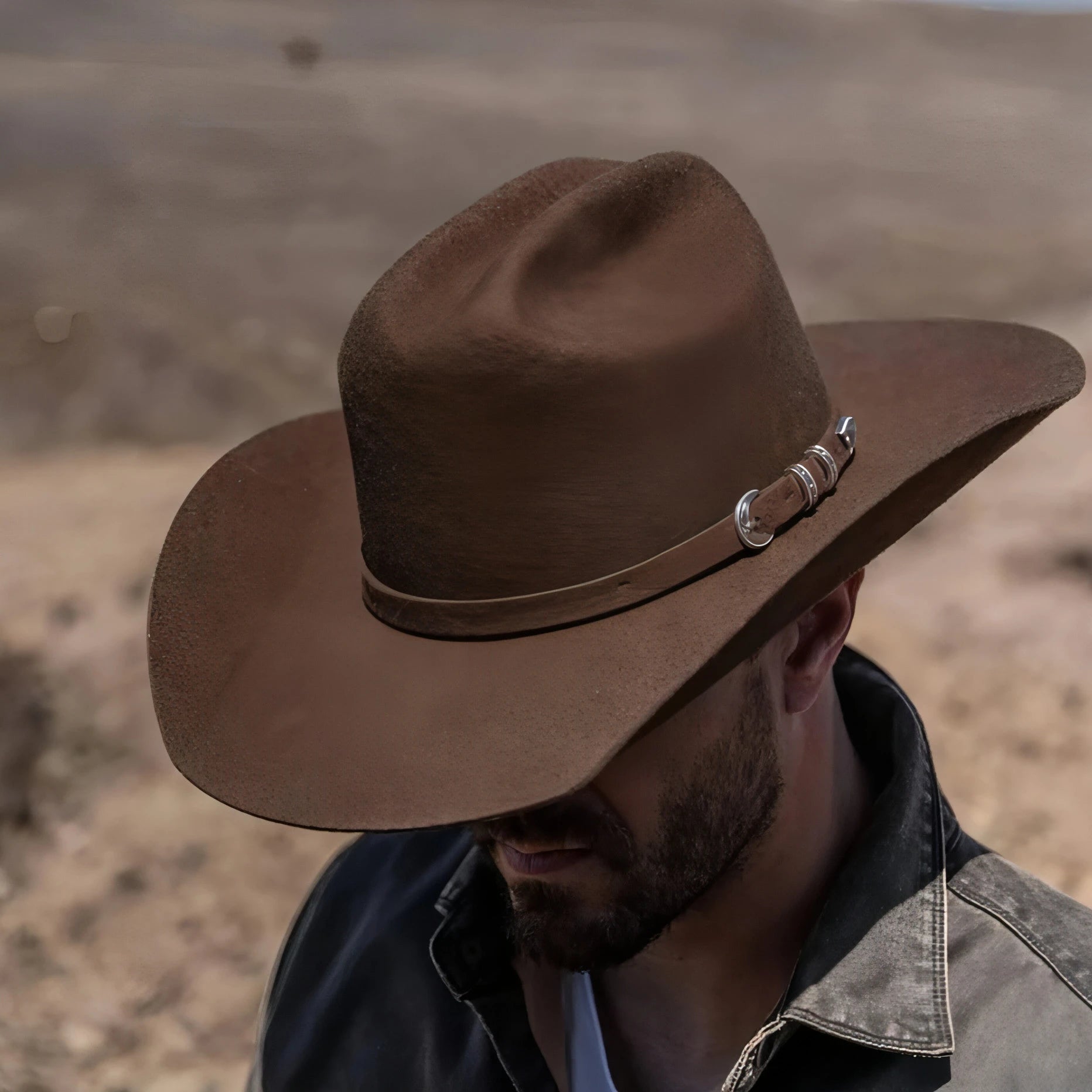 Fashionable cowboy hats for women with colorful embroidered patches for a playful touch -Cattleman Original Felt Cowboy Hat