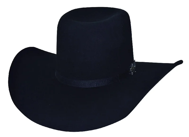 Luxury cowboy hats with premium leather construction for a fashionable and sturdy design -Bullhide PBR Chute Boss - (8X) Fur Felt Cowboy Hat