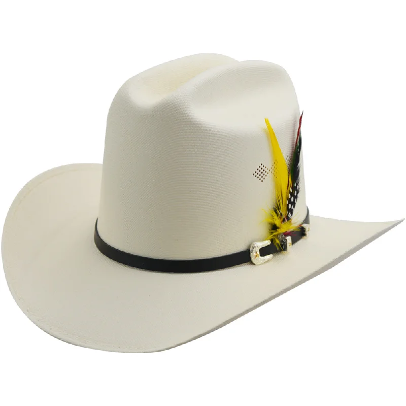 Durable straw cowboy hats for men with UV protection for sunny outdoor activities -Tombstone 5,000x