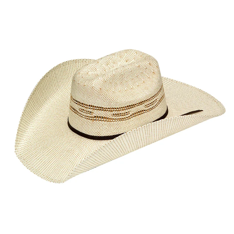 Classic straw sun hat for women with chic woven texture and sun protection -Twister Tan Bangora Hat