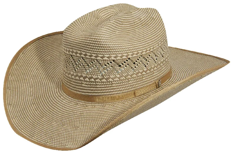 Classic straw cowboy hat for women with western-inspired design and charm -Bailey Hat Company Natural Taupe 15X  Jax Straw