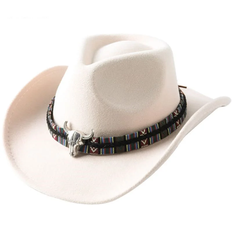 Custom cowboy hats with intricate patterns for women with handmade details -Boomtown Cotton Cowboy Hat