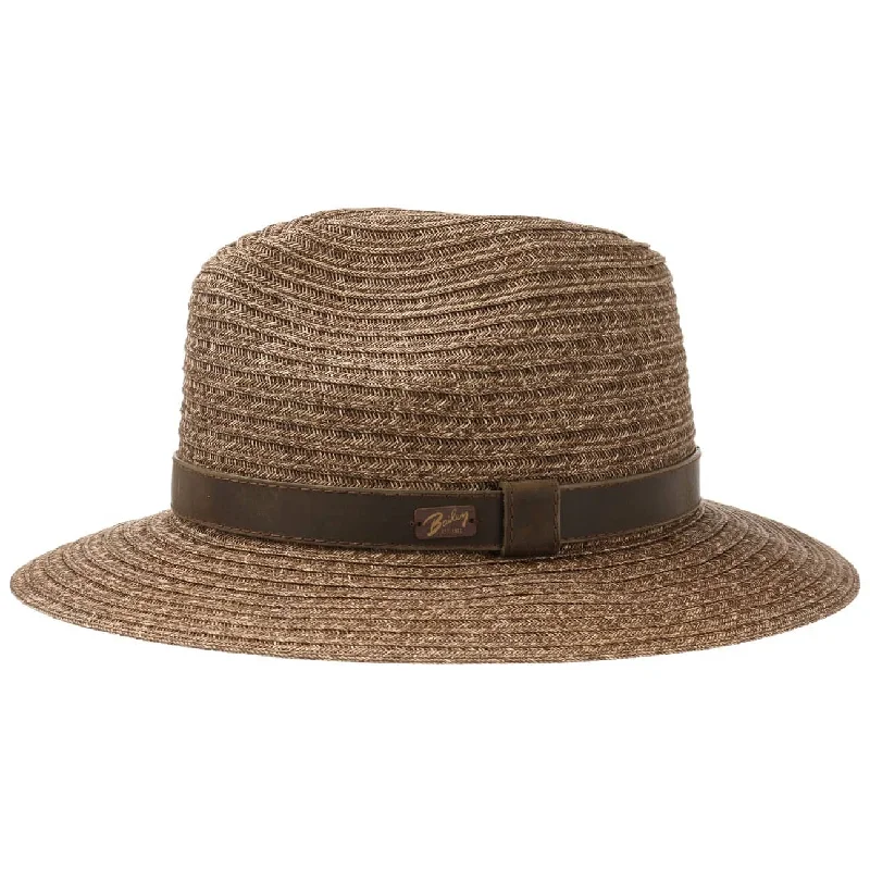 Soft straw sun hat for women with comfortable feel and sun protection -Foley Traveller Hat by Bailey 1922