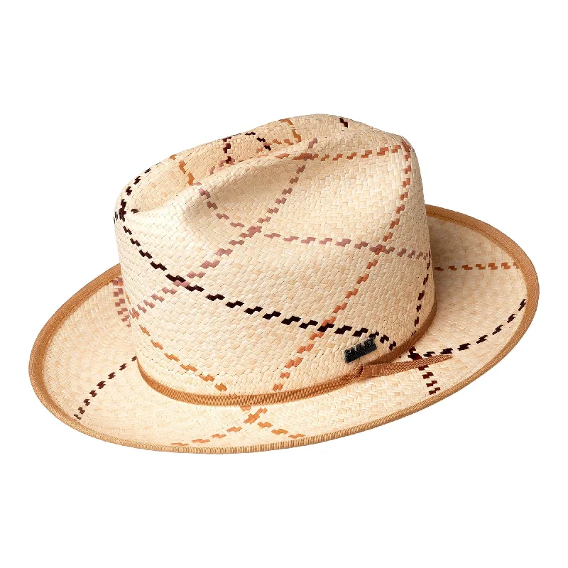 Classic wool fedora hats for women with soft fabric and structured shape -Bailey Tully Genuine Panama Straw Fedora