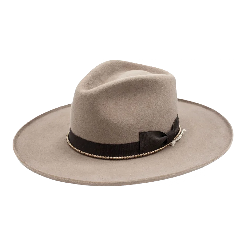 Classic fedora felt hat for timeless charm -Salt of the Earth