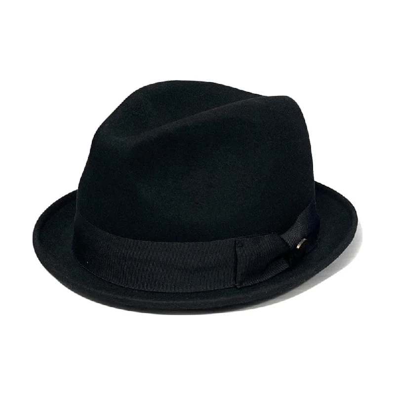 Custom-fedora hats for women with trendy designs and customizable colors -Saint Martin Roma Stingy Fedora