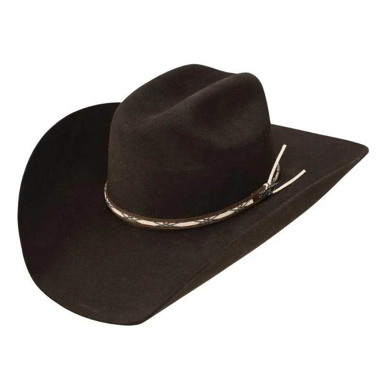 Trendy felt hat for modern urban outfits -Resistol Jason Aldean 4X Amarillo Sky Chocolate Cowboy Hat