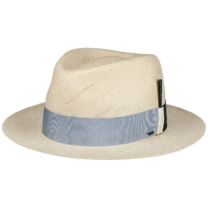 Modern fedora hats for women with sleek, minimalist bands for contemporary style -Costigan Straw Hat by Bailey 1922