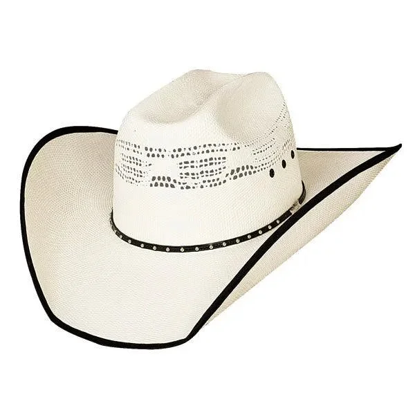 Authentic western cowboy hats for men with wide brims for full sun protection -Bullhide Justin Moore Beer Time - (20X) Straw Cowboy Hat