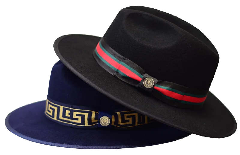 Designer wool fedora hats for women with rich textures and statement accents -Wesley Collection