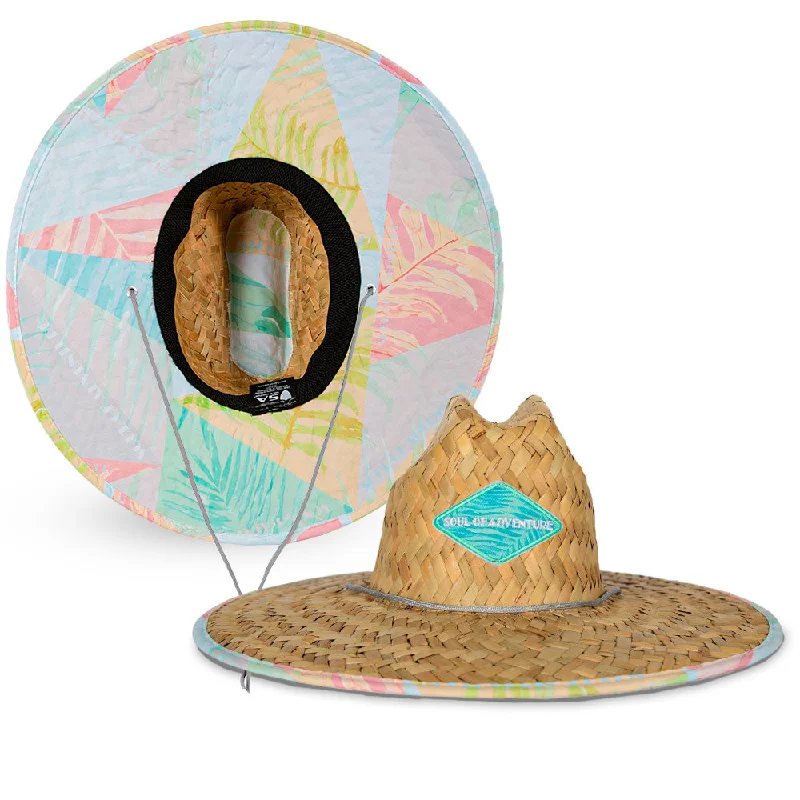 Soft straw hat for women with a flexible brim for ultimate comfort -Classic Straw Hat | Miami Daze