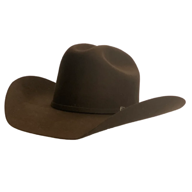 Comfortable straw cowboy hats for women with adjustable bands for flexible sizing -Dallas Twister 4" Brim | Chocolate