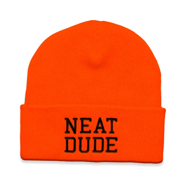 Classic black cap for versatile outfit pairing -Original Beanie - Orange