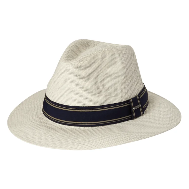 Luxurious felt fedora hats for women with satin finish and minimalistic design -Kooringal Mens Safari Beaumont - Off White