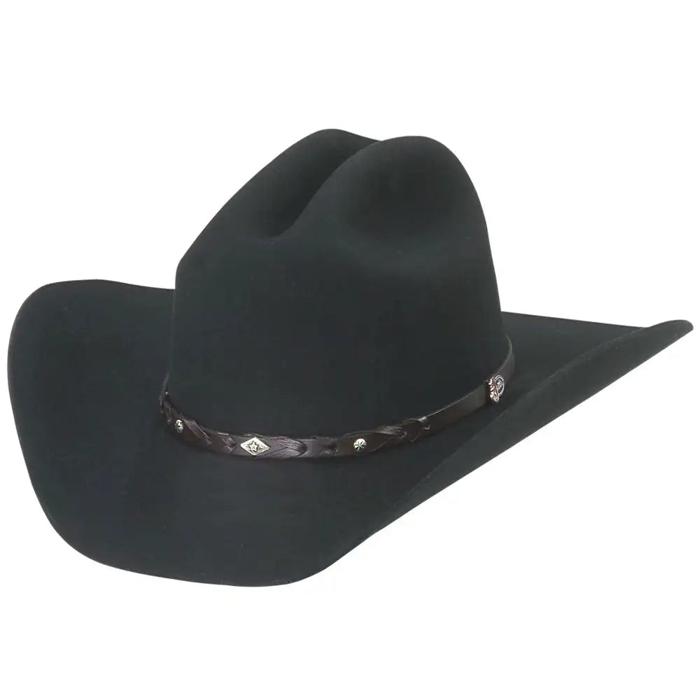 Trendy cowboy hats for men with minimalist styles for a modern western appeal -Justin Lonestar - (2X) Wool Felt Cowboy Hat