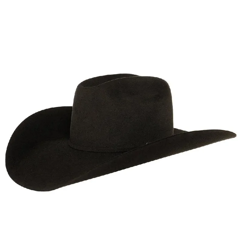 Soft felt hat with plush wool feel -Rodeo King 7X Cowboy Hat-Charcoal