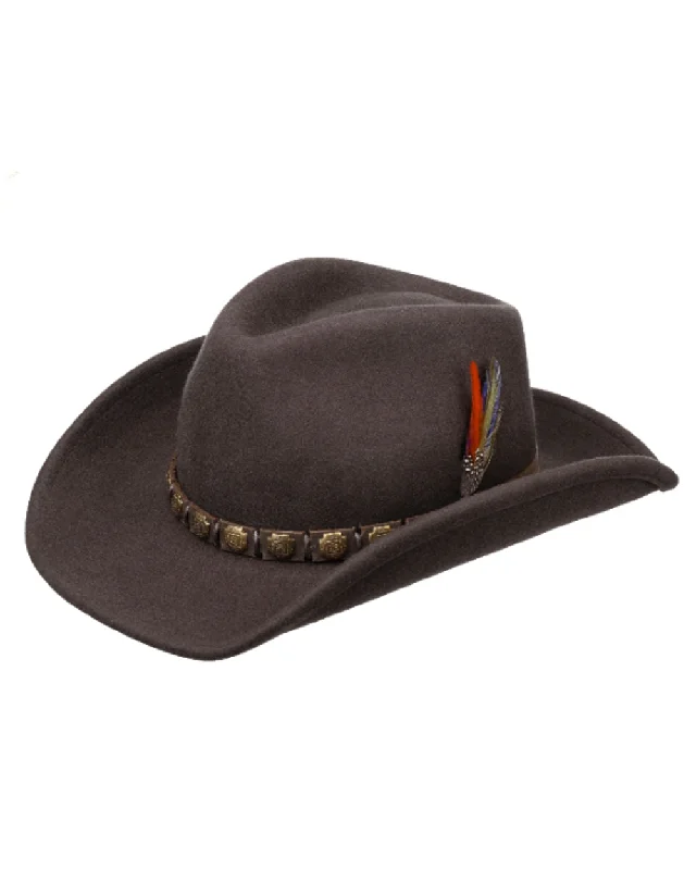 Elegant felt hat with classic shape design -Stetson Hackberry Western Hat