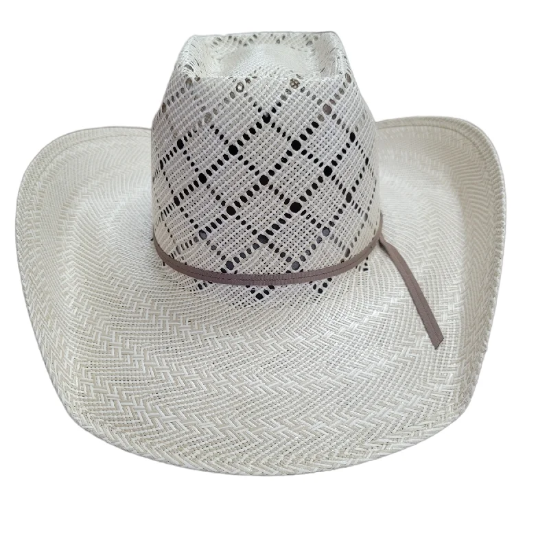 Wide-brim straw hat for women with UV protection for sunny beach days -American Hat Co. Straw Hat #5050