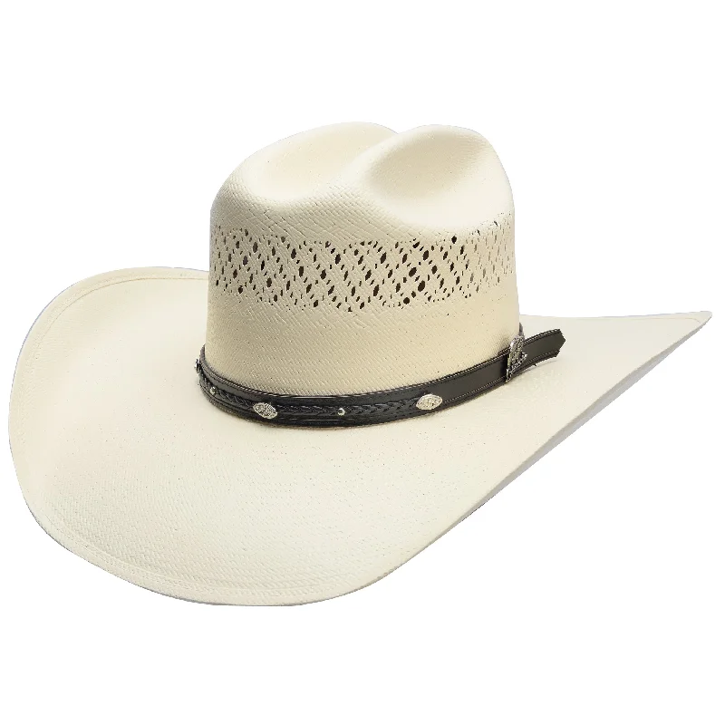 Retro-inspired cowboy hats with fringe detailing for women with boho-western style -Roper 30x Cowboy Straw Hat