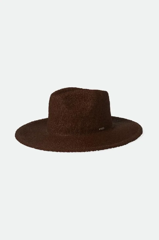 Natural straw sun hat for men with breathable design for hot weather -Cohen Straw Cowboy Hat - Dark Earth