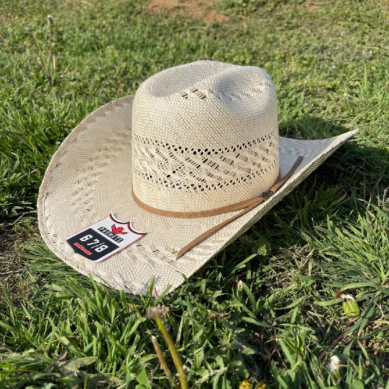 Unique cowboy hats for women with rhinestone accents for a sparkling western look -THE BY MORNING STRAW HAT - COCOA BAND